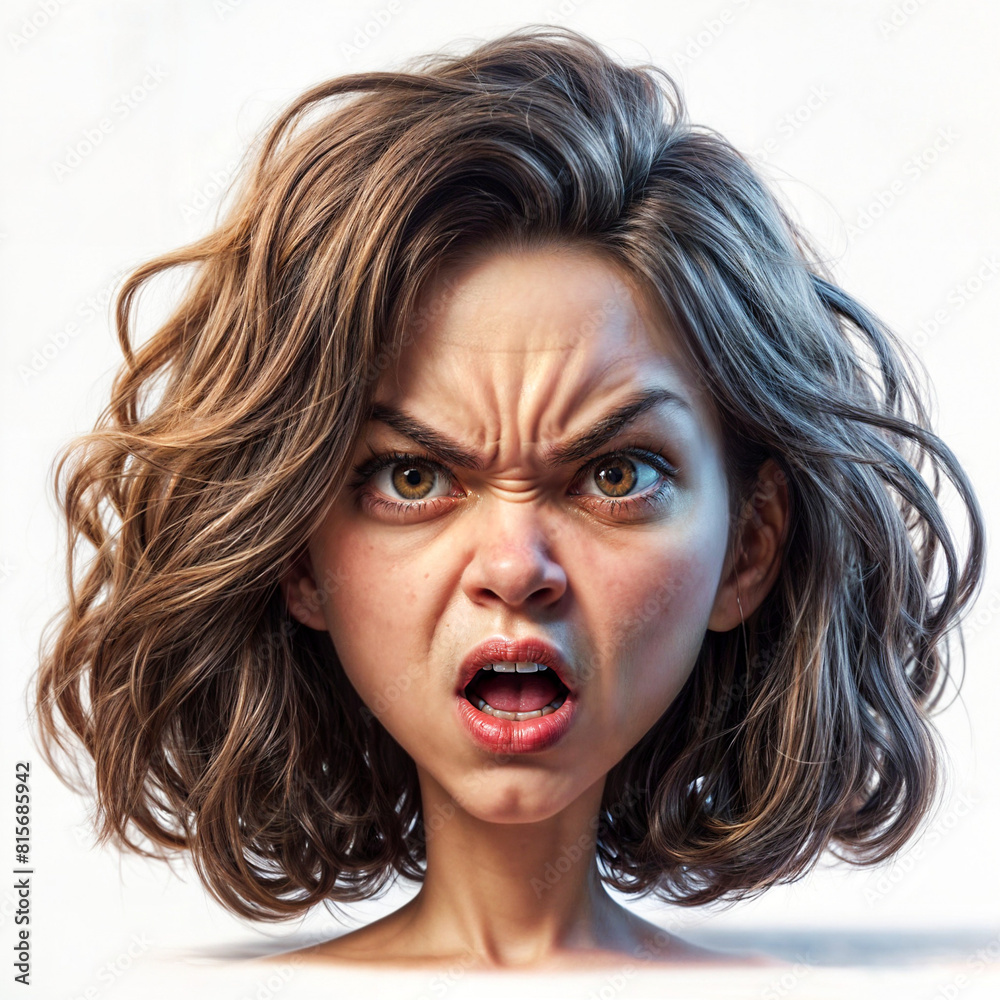 A Tempest Within: Fierce Cartoon Heroine Vows to Unleash Untamed Fury A Tempest Within: Fierce Cartoon Heroine Vows to Unleash Untamed Fury