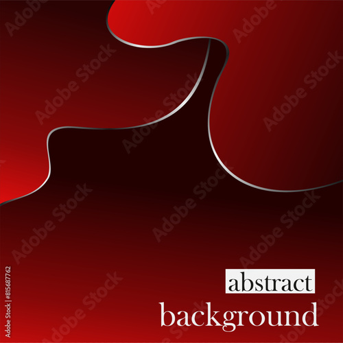 Abstract futuristic background with lines and wavy design. Realistic 3d wallpaper with luxurious flowing lines. Elegant background for posters, websites, brochures, banners, apps etc... vector illustr