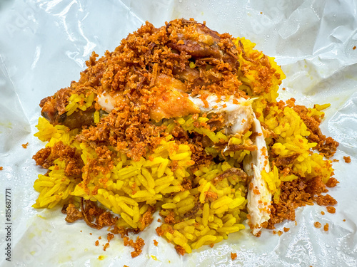 Chicken Biryani rice on the table