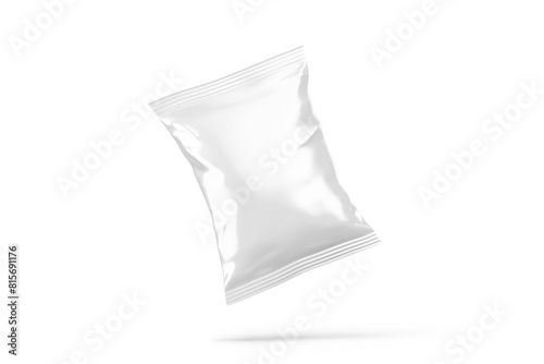 Blank Snacks Chips Packaging Bag 3d illustration 