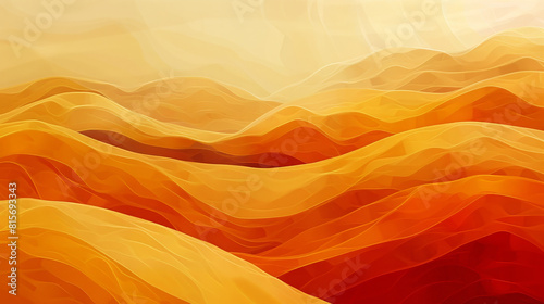 an abstract composition inspired by the golden sands of the desert, with warm tones of beige, tan, and ochre creating a sense of vastness and solitude. 