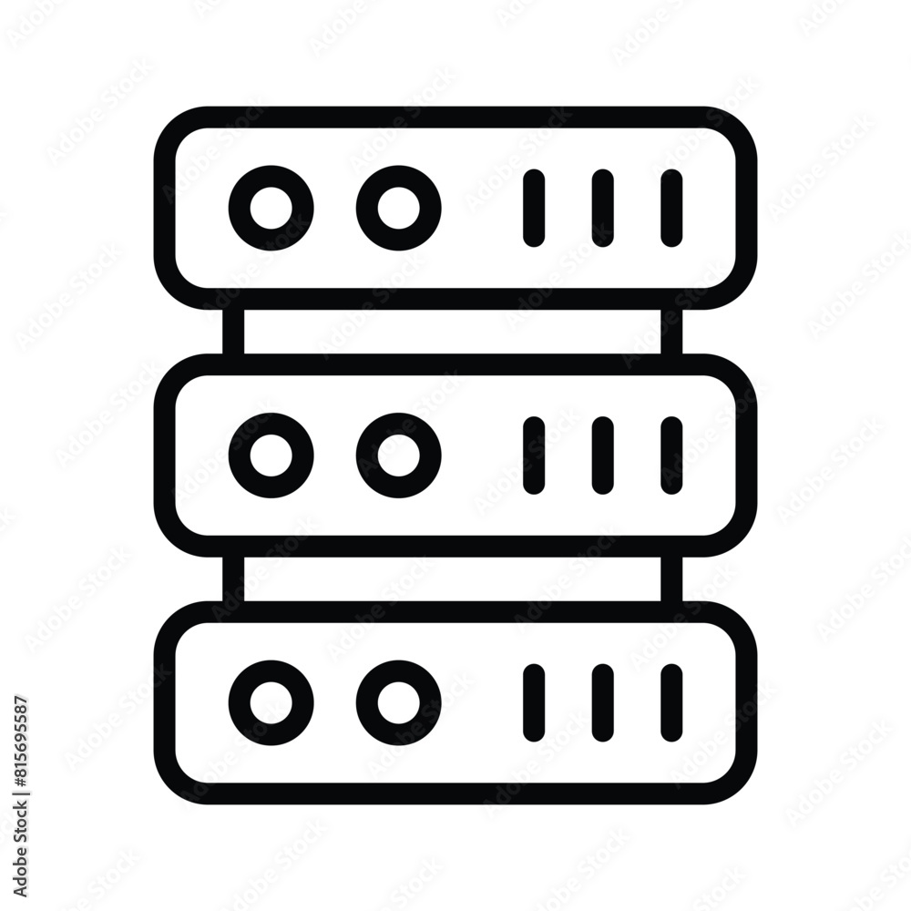 Database server vector design, ready for premium use Database server vector design, ready for premium use