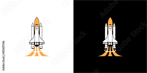 space shuttle spaceship vector 