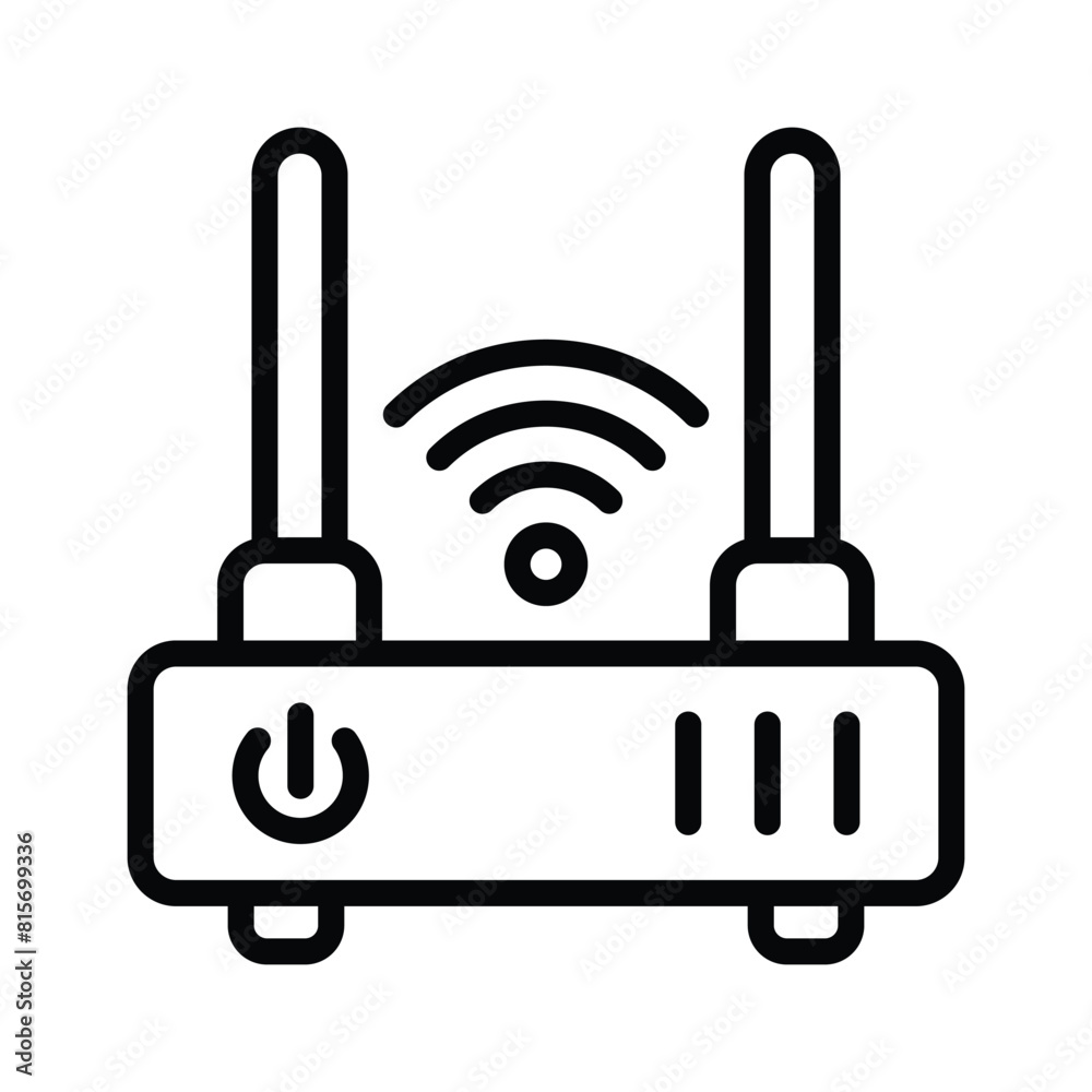 Wifi router icon design, wireless internet provider Wifi router icon design, wireless internet provider