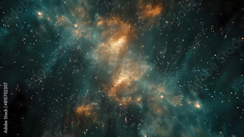 abstract Space galaxy milky way nebula background.generative ai