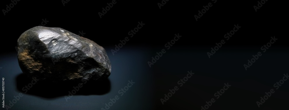 Tschermigite fossil mineral stone. Geological crystalline fossil. Dark background close-up. Tschermigite fossil mineral stone. Geological crystalline fossil. Dark background close-up.