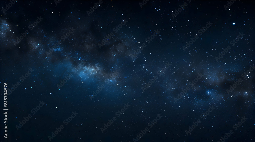 abstract milky way galaxy with stars and space dust in the universe background.Generative Ai