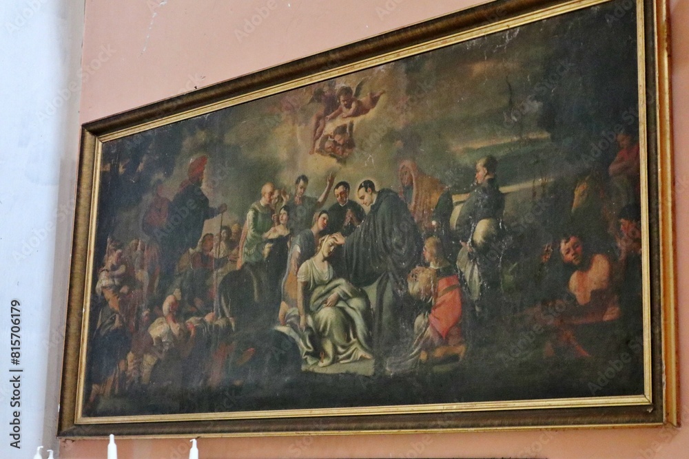 Nemi - Quadro nella Cappella dell'Addolorata nella Chiesa di Santa Maria del Pozzo