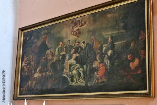 Nemi - Quadro nella Cappella dell'Addolorata nella Chiesa di Santa Maria del Pozzo