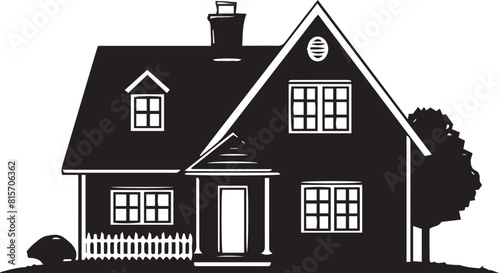 house isolated on white