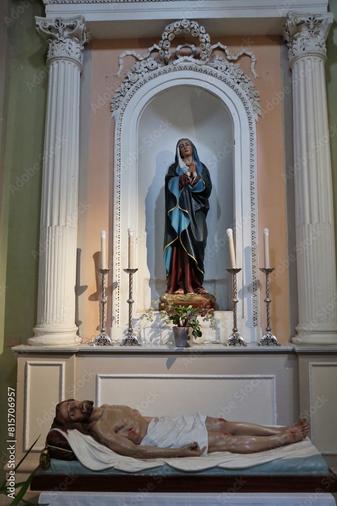 Nemi - Cappella dell'Addolorata della Chiesa di Santa Maria del Pozzo