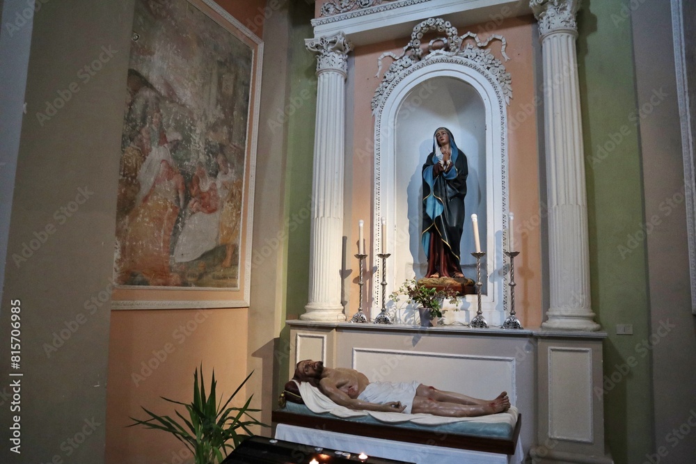 Nemi - Cappella dell'Addolorata nella Chiesa di Santa Maria del Pozzo