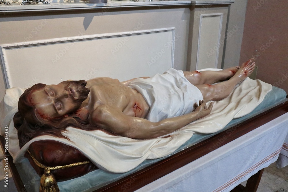 Nemi - Cristo Morto nella Chiesa di Santa Maria del Pozzo