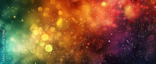 Generate A Festive Abstract Background With A Blend Of Warm And Cool Colors  Background HD