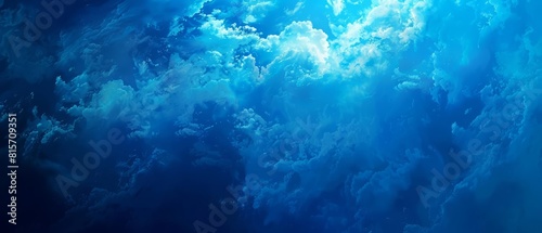 Wallpaper Mural Unique interpretation of the isolated blue background Torontodigital.ca