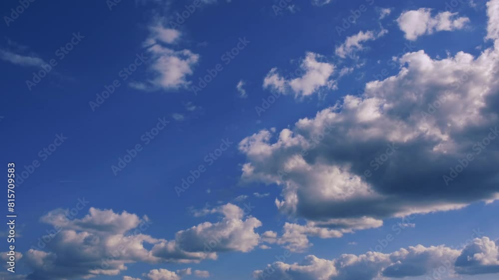 blue sky and white clouds time lapse blue sky and white clouds time lapse