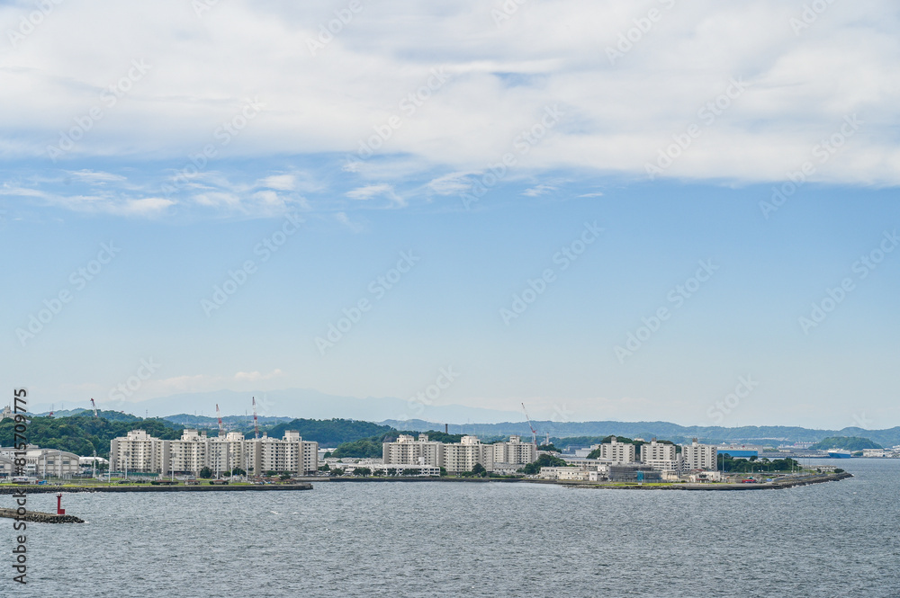 東京湾にある無人島の猿島 東京湾にある無人島の猿島