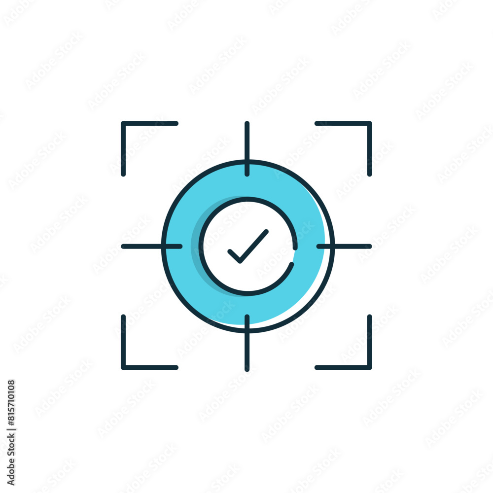 Improved Accuracy Vector Icon Design Improved Accuracy Vector Icon Design