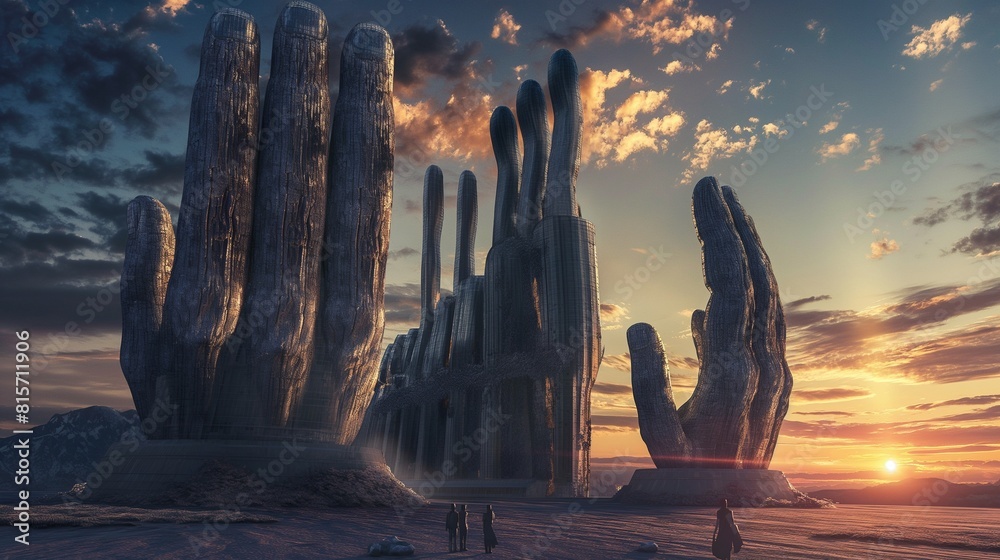 An architectural marvel where the main structure is supported by ...