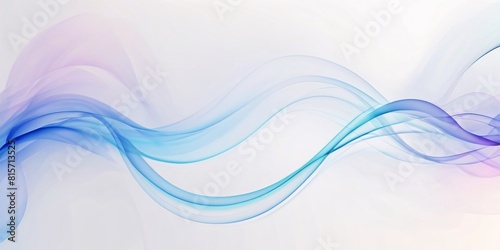 Bright neon energy lines on white background
