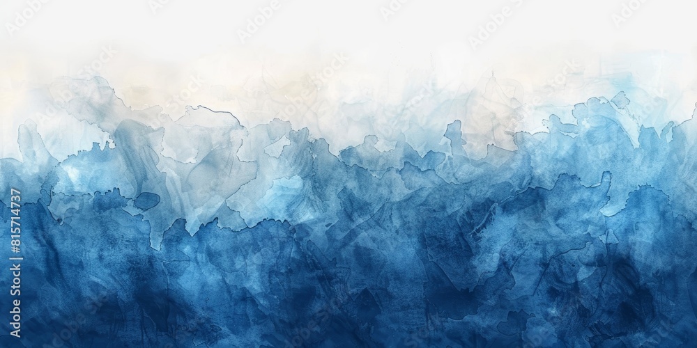 Gradient watercolor background transitioning from light to deep blue, abstract and soothing for relaxation themes Gradient watercolor background transitioning from light to deep blue, abstract and soothing for relaxation themes