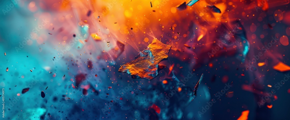 Illustrate A Lively Abstract Holiday Background With Layers Of Colorful Textures And Shapes, Background HD Illustrate A Lively Abstract Holiday Background With Layers Of Colorful Textures And Shapes, Background HD