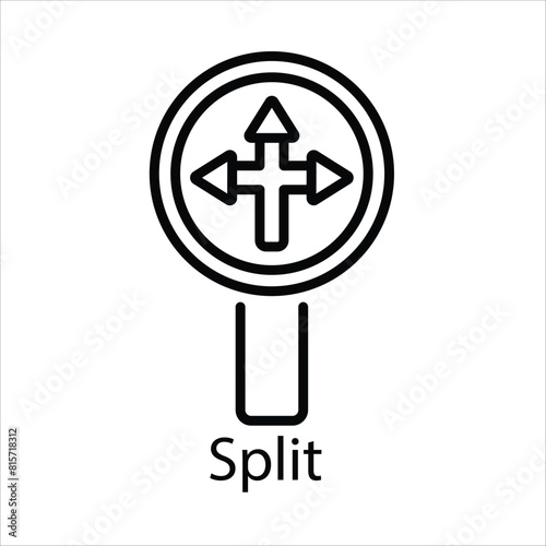 Split Vector icon