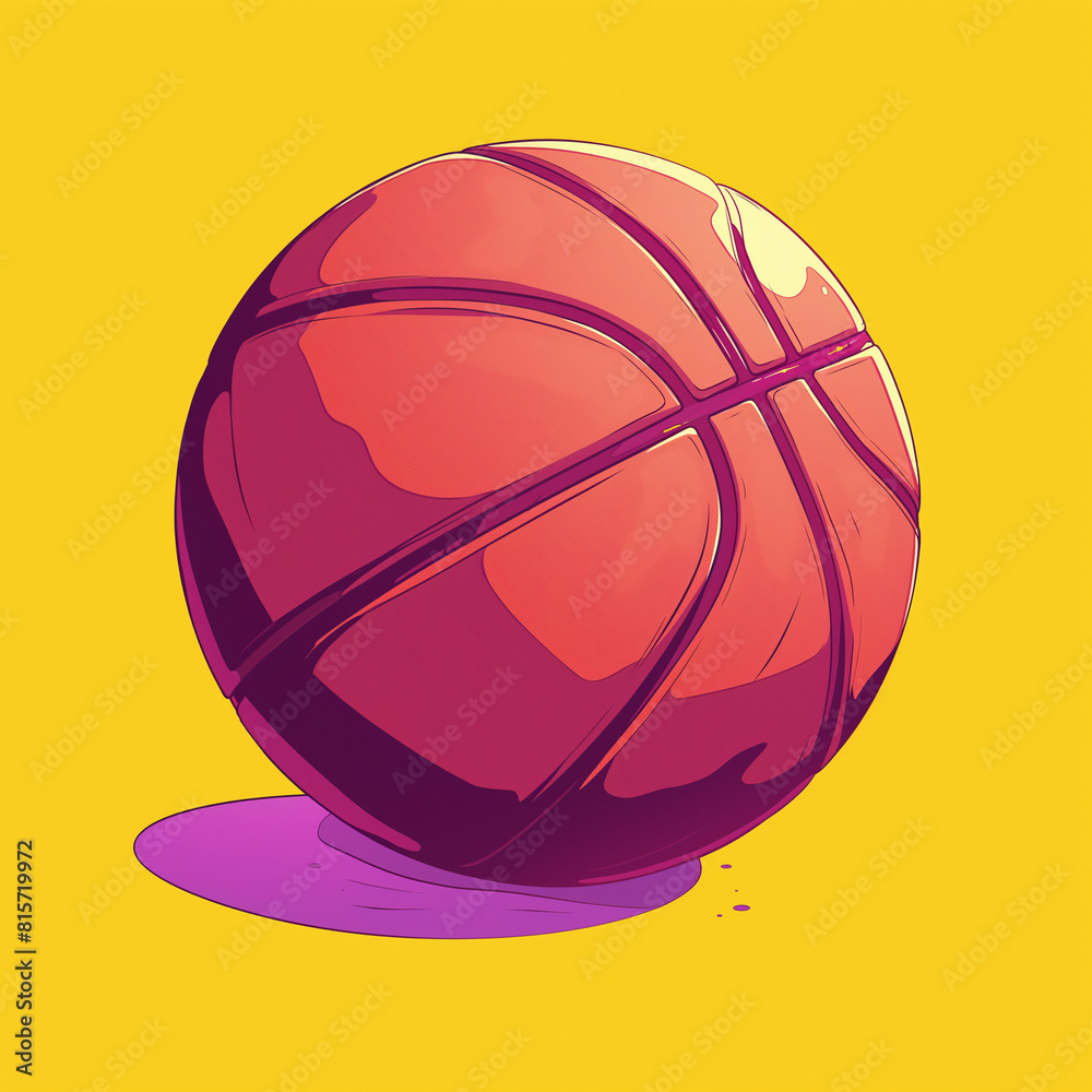 Fototapeta premium basketball ball icon