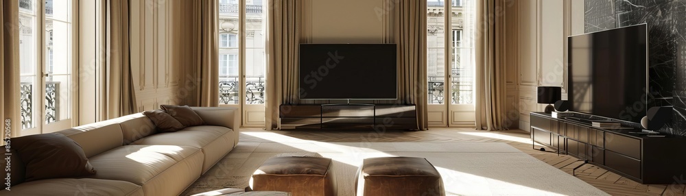 Fototapeta premium Parisian luxury living room