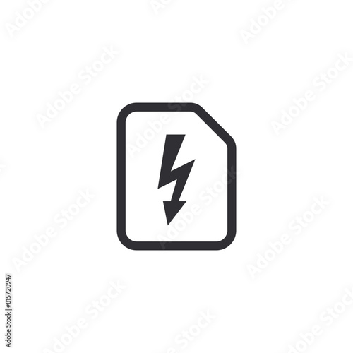 Free Download Electric sign. Electric instructions. Electricity protection. Lightning icon. High voltage. Electrical safety. Protection against electric shock. Electric charging. Thunderbolt sign. Charging icon.  - GFXLoad