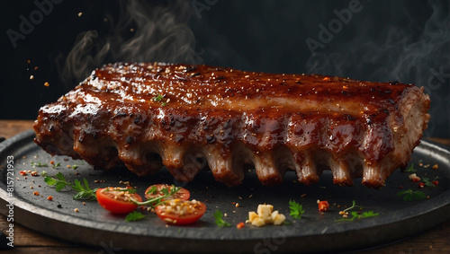 Barbecue ribs with new look