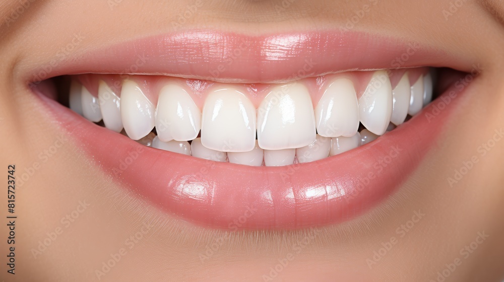 Obraz premium a tooth before and after dental veneers