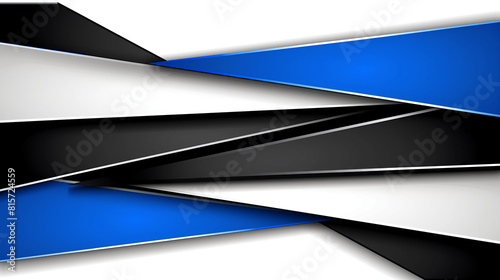 Abstract bicolor minimal background in blue black and white photo
