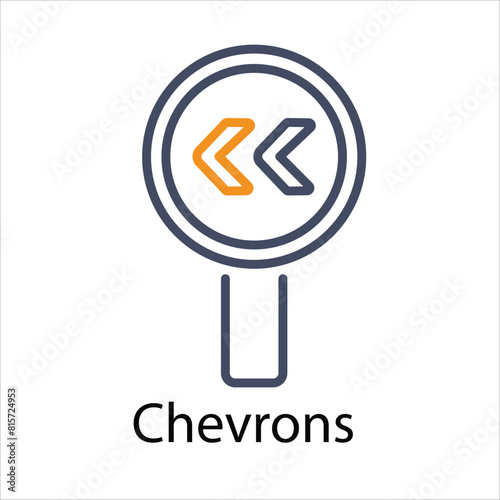 Chevrons Vector icon