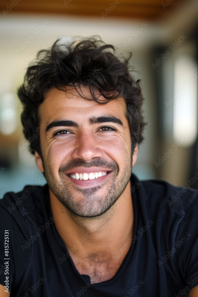 Friendly portrait of a 30-year-old man. Friendly portrait of a 30-year-old man.