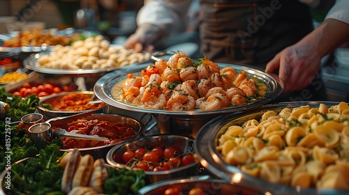 Thai food in the market