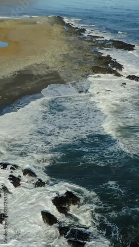 Aerial view of beautiful Iceland landscape