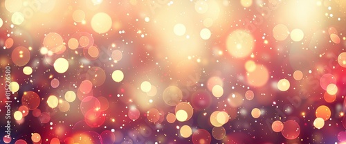 Design An Abstract Holiday Background With A Blend Of Shimmering Lights And Festive Colors, Background HD