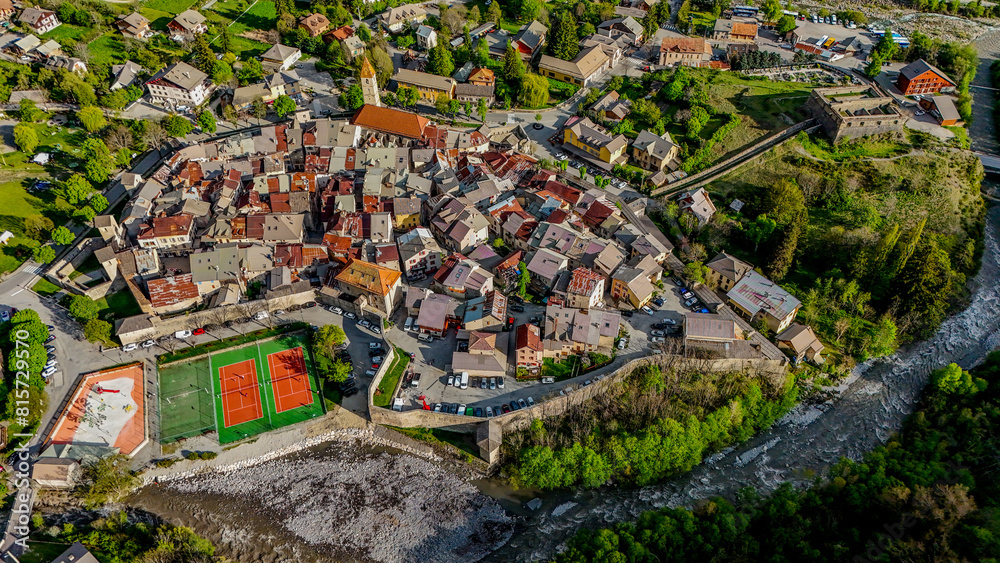 Obraz premium Colmars les alpes Vallée 