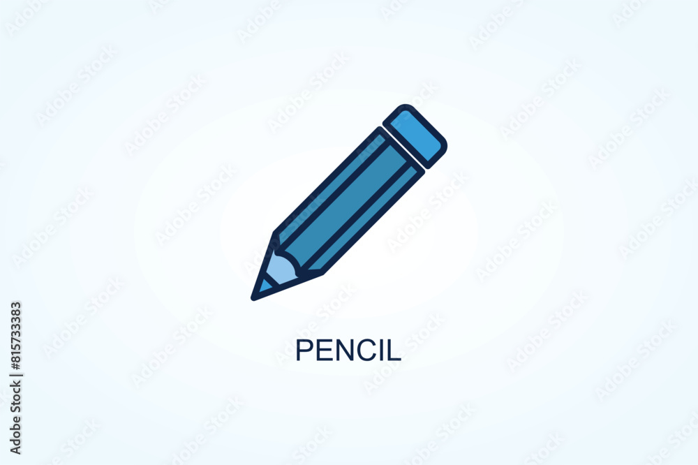 Pencil vector or logo sign symbol illustration Pencil vector or logo sign symbol illustration
