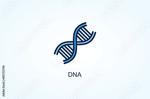 DNA vector  or logo sign symbol illustration