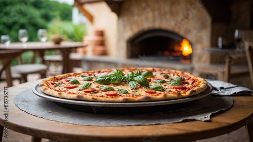 Pizza Margherita. Generative Ai