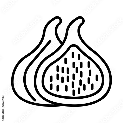 Fig line icon