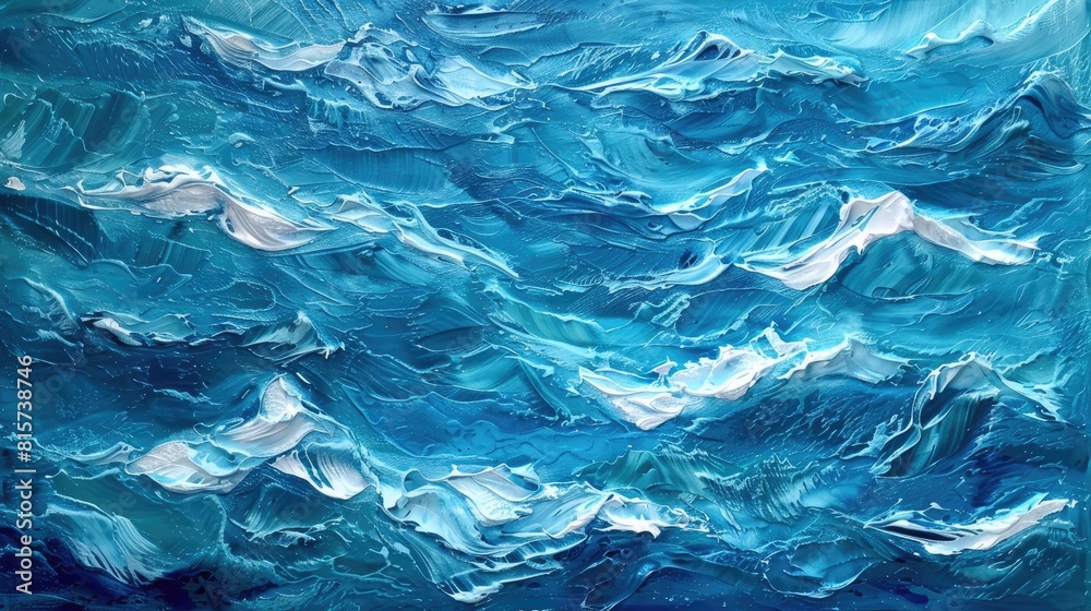 A vibrant backdrop of rippling ocean waves in a mesmerizing shade of sea blue A vibrant backdrop of rippling ocean waves in a mesmerizing shade of sea blue