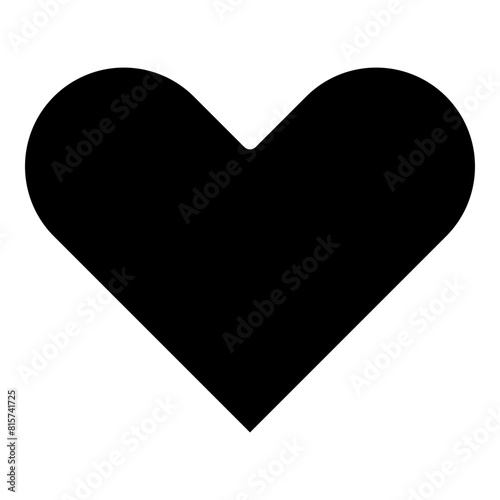 Heart Glyph Icon Design