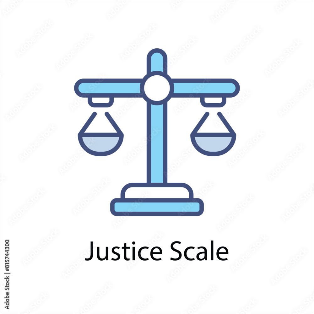 Justice Scale Vector icon Justice Scale Vector icon