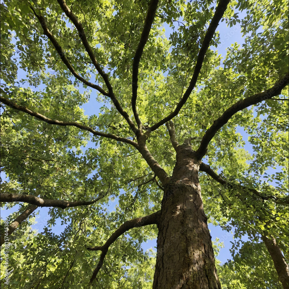 Naklejka premium 나무