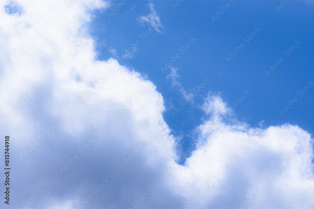 blue sky with cloud background