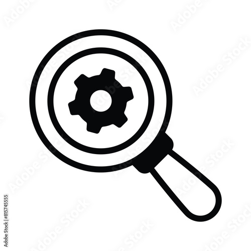 Search setting, search engine optimization icon design