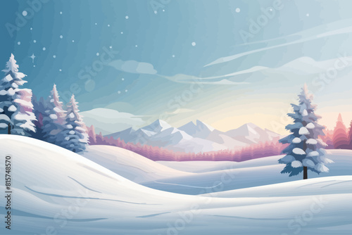 snown illustration background white background